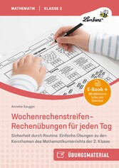 Wochenrechenstreifen - Rechenübungen für jeden Tag