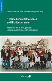 O meine lieben Doktoranden und Nichtdoktoranden