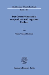 Der Grundrechtsschutz von positiver und negativer Freiheit.