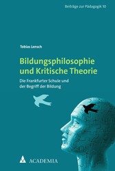 Bildungsphilosophie und Kritische Theorie