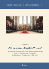 'Nit on meines Capitels Wissen'