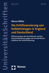 Die Drittfinanzierung von Kollektivklagen in England und Deutschland