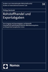 Rohstoffhandel und Exportabgaben