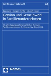 Gewinn und Gemeinwohl in Familienunternehmen