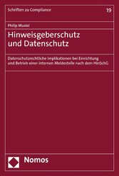 Hinweisgeberschutz und Datenschutz