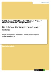 Ein Offshore Containerterminal in der Nordsee