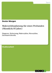 Makrozyklusplanung für einen Probanden (Männlich/30 Jahre)