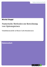 Numerische Methoden zur Berechnung von Optionspreisen