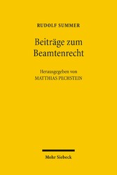 Beiträge zum Beamtenrecht