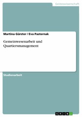 Gemeinwesenarbeit und Quartiersmanagement