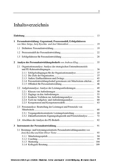 Praxishandbuch Personalentwicklung