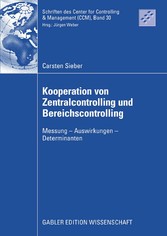 Kooperation von Zentralcontrolling und Bereichscontrolling