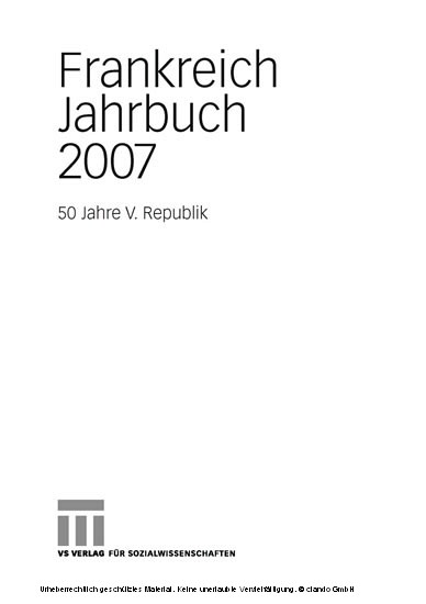 Frankreich Jahrbuch 2007