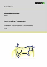 Unterrichtsskript Finanzplanung