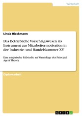 Das Betriebliche Vorschlagswesen als Instrument zur Mitarbeitermotivation in der Industrie- und Handelskammer XY