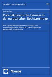 Datenökonomische Fairness in der europäischen Rechtsordnung