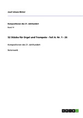 52 Stücke für Orgel und Trompete - Teil A: Nr. 1 - 26