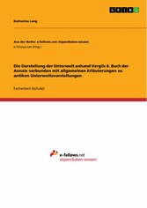 Die Darstellung der Unterwelt anhand Vergils 6. Buch der Aeneis verbunden mit allgemeinen Erläuterungen zu antiken Unterweltsvorstellungen