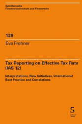 Tax Reporting on Effective Tax Rate (IAS 12)