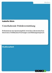 Unterhaltende Politikvermittlung