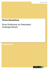 Neue Evidenzen zu Nationalen Vermögensfonds