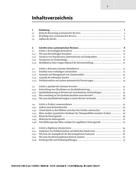 Systematische Übersichtsarbeiten und Meta-Analysen