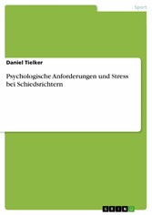 Psychologische Anforderungen und Stress bei Schiedsrichtern