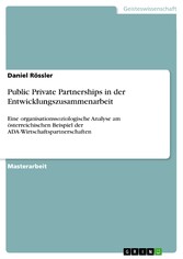 Public Private Partnerships in der Entwicklungszusammenarbeit