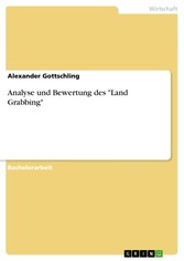 Analyse und Bewertung des 'Land Grabbing'