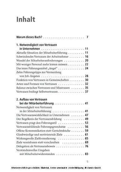 Vertrauen und Führung