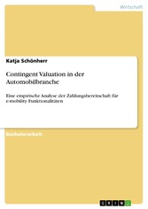 Contingent Valuation in der Automobilbranche