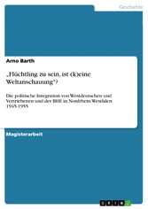 'Flüchtling zu sein, ist (k)eine Weltanschauung'?