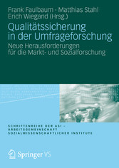 Qualitätssicherung in der Umfrageforschung