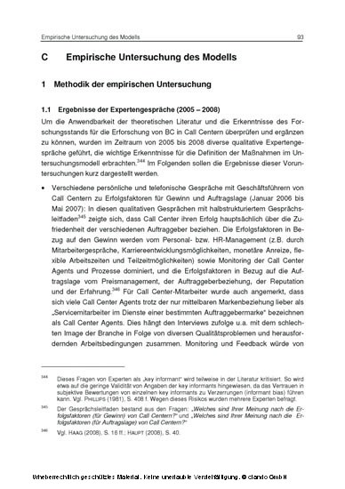 Innengerichtetes, identitätsbasiertes Markenmanagement in Call Centern