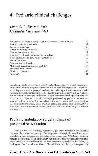 Handbook of Ambulatory Anesthesia