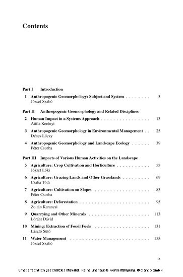 Anthropogenic Geomorphology