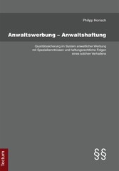 Anwaltswerbung - Anwaltshaftung