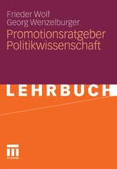 Promotionsratgeber Politikwissenschaft