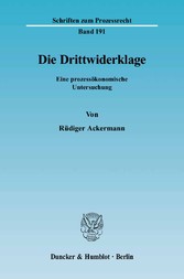 Die Drittwiderklage.