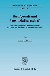 Strafgewalt und Provinzialherrschaft.