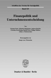 Finanzpolitik und Unternehmensentscheidung.