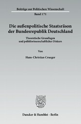 Die außenpolitische Staatsräson der Bundesrepublik Deutschland.