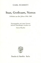 Staat, Großraum, Nomos.