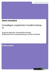 Grundlagen empirischer Sozialforschung - II