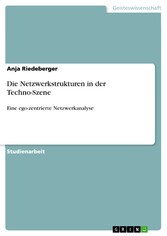 Die Netzwerkstrukturen in der Techno-Szene