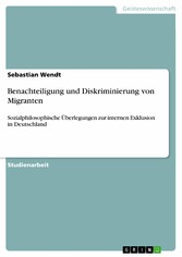 Benachteiligung und Diskriminierung von Migranten