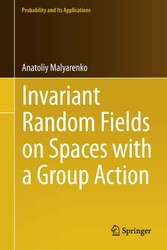 Invariant Random Fields on Spaces with a Group Action