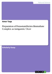 Preparation of PotassiumDicitro Bismuthate Complex as Antigastric Ulcer