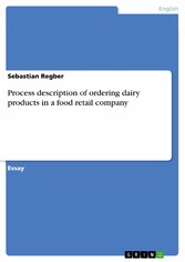 Process description of ordering dairy products in a food retail company