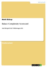 Balace Complexity Scorecard